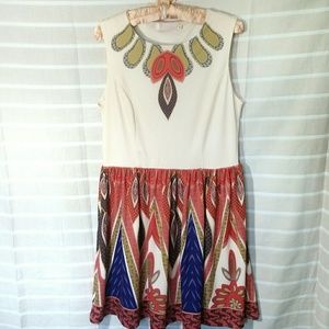 Anthropologie Aryeh fit and flare Dress Size Med